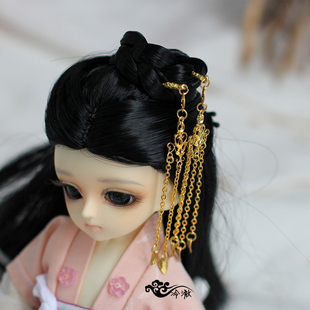 原创手工BJD发簪BJD古风头饰首饰三分四分六分万用古风发簪头饰