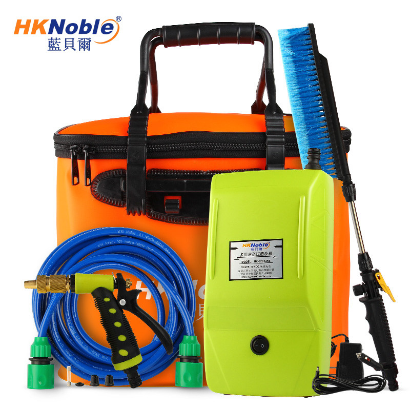 蓝贝尔车载高压洗车机12v便携充电式洗车器220v家用洗车机清洗机