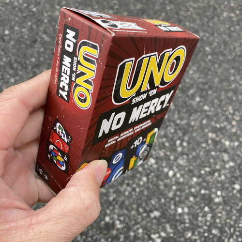 合家欢乌诺牌UNO桌游卡牌版优诺纸牌毫不留情系列No MERCY 2-6人