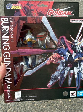 万代高达模型免拼装成品人偶GU43神高达gu燃爆高达burning gundam