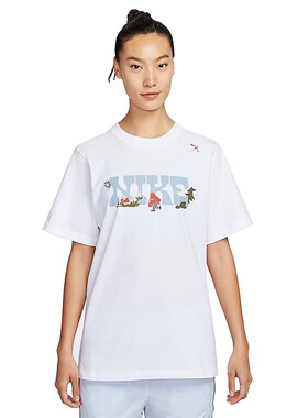 Nike/耐克 女装 休闲 运动生活短袖针织衫 IF0607-100