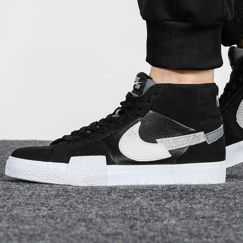 耐克高帮男鞋sb zoom blazer断勾开拓者运动滑板鞋da8854-500-001