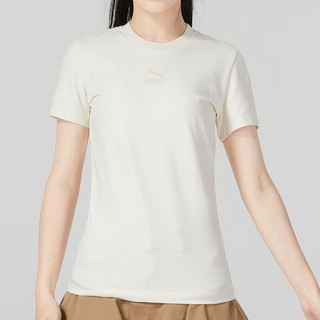 Puma/彪马 女装 休闲 短袖T恤 Classics Slim Tee 生活 53759165