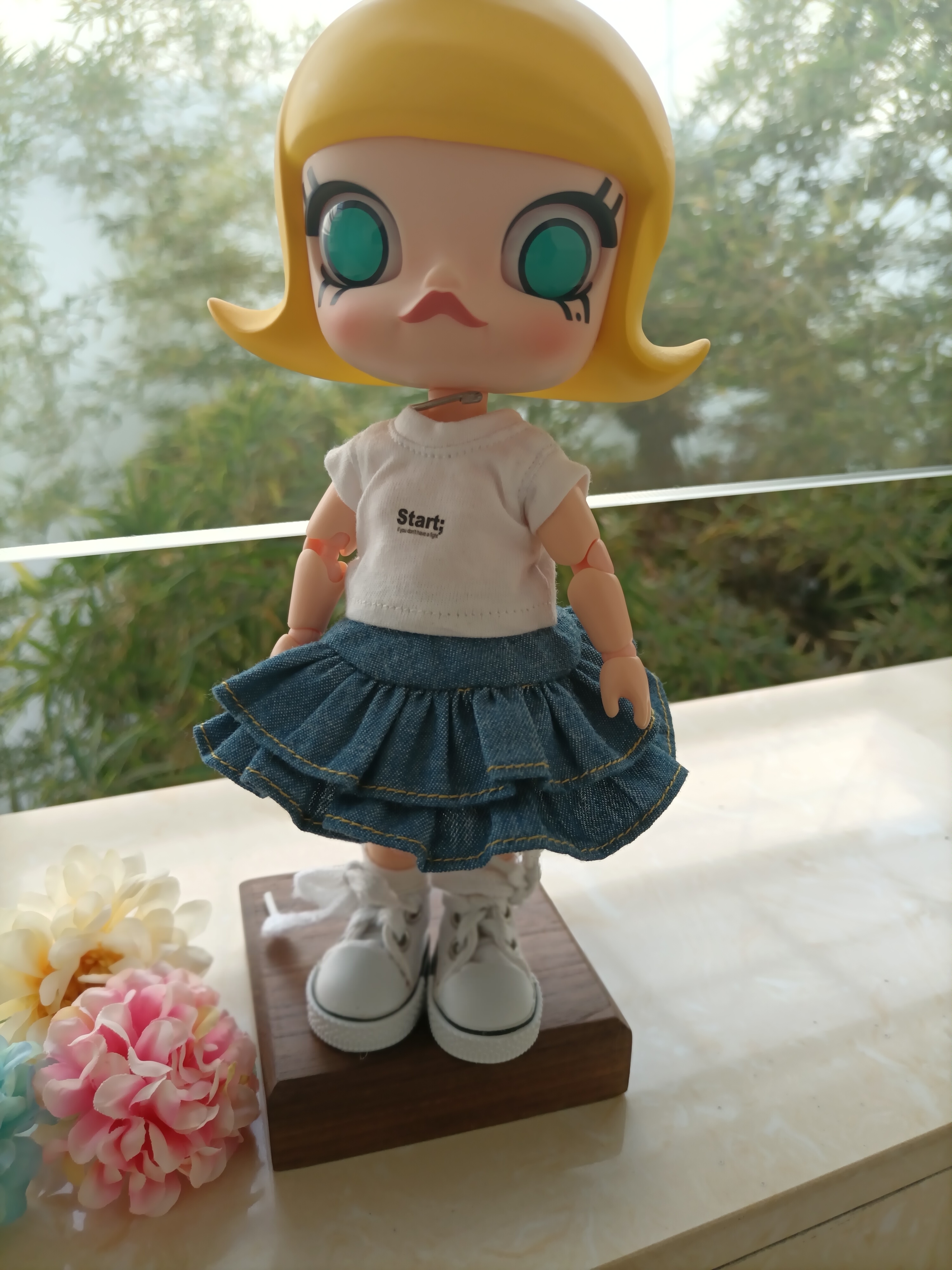 8分Molly娃衣娃裙可动人偶娃衣嘎子姐娃衣牛仔蛋糕裙