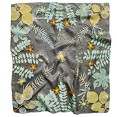 停workshop 手工植物热转印染草木染真丝羊毛方巾围巾 瑕疵特价