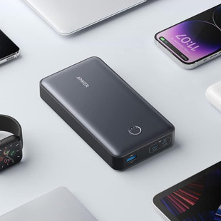 日本进口安克ANKER移动电源大容量USB-C充电宝PD快充24000毫安65W