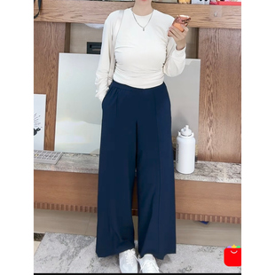 lululemon代购 Breezily Mid-Rise Pant 轻薄休闲超美阔腿神裤