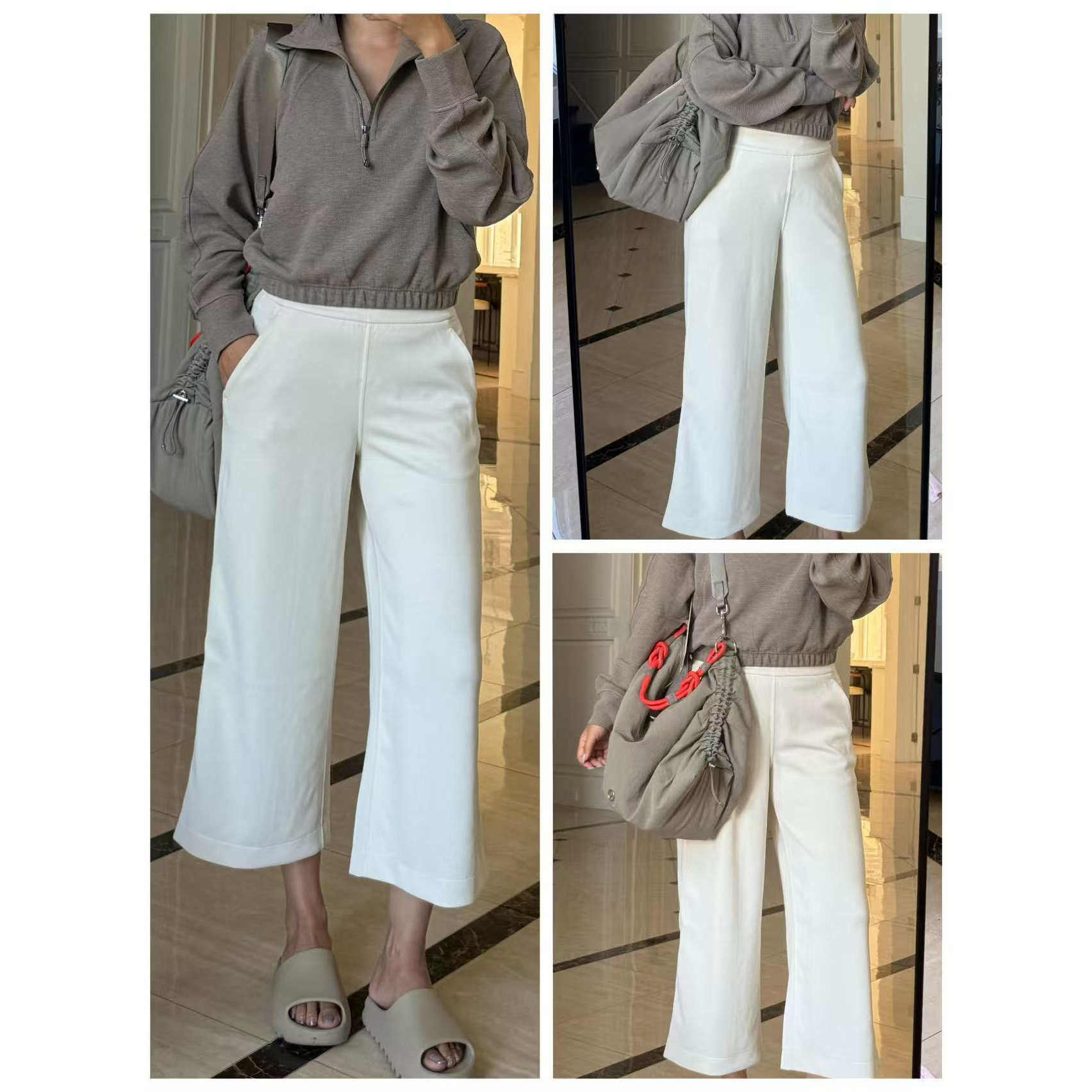 Lululemon代购 Softstreme HR Cropped Pant 高腰短款直筒/阔腿裤
