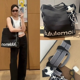 Lululemon代购 Fold It Hold It 折叠风琴斜挎单肩托特包