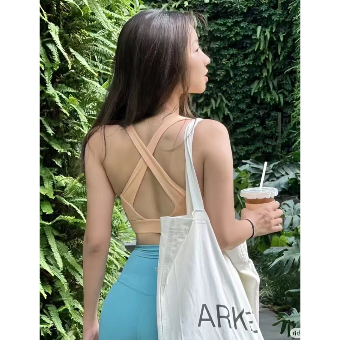 加拿大lululemon Envital Bra 速干BC罩后背交叉运动文胸瑜伽内衣