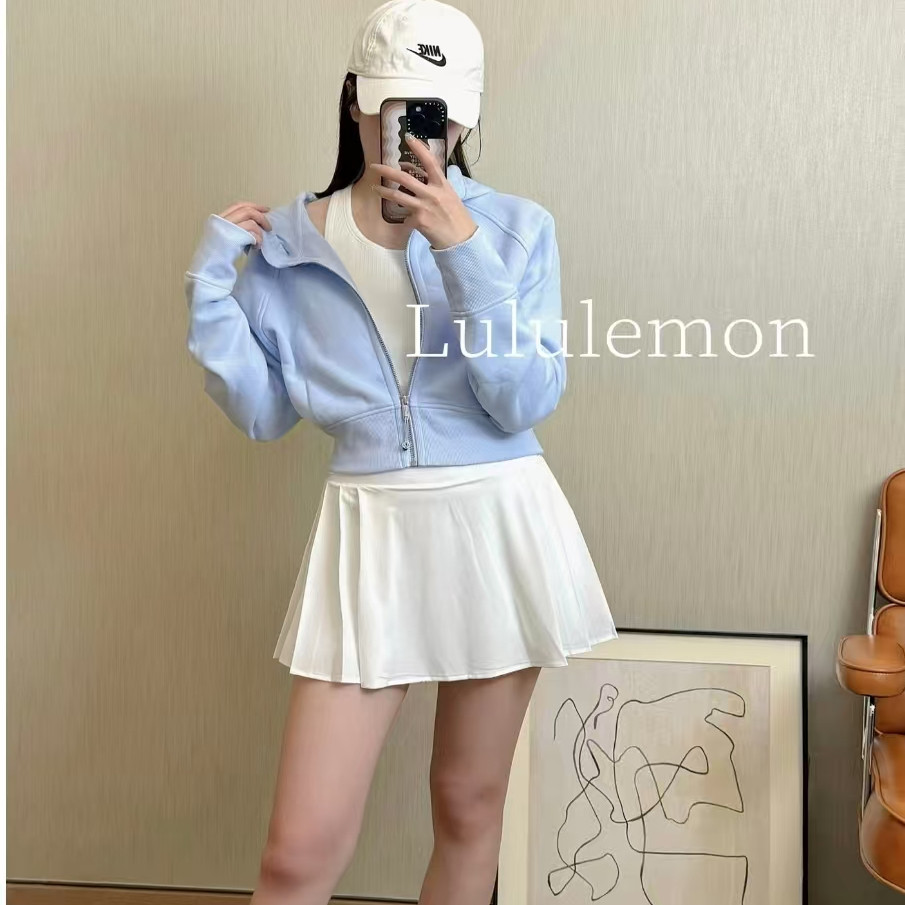 lululemon代购 A-Line Side-Pleat Tennis Skirt侧边褶高腰网球裙图片