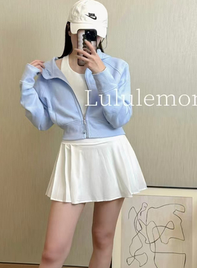 lululemon代购 A-Line Side-Pleat Tennis Skirt侧边褶高腰网球裙