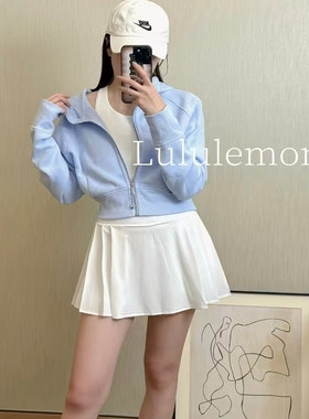 lululemon代购 A-Line Side-Pleat Tennis Skirt侧边褶高腰网球裙