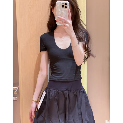 【直邮c】lululemon All It Takes T-Shirt 裸感瑜伽运动修身短袖