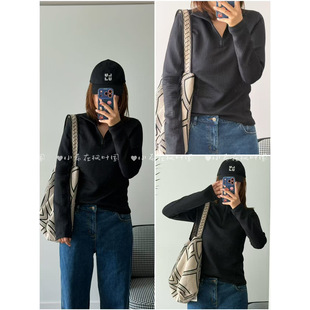 lululemon代 Waffle-Knit Half-Zip Long-Sleeve华夫格半拉链长袖