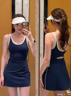 lululemon代购 Scoop-Neck Tennis Dress 低圆领带胸垫网球连衣裙