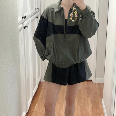 lululemon代购 Nylon 女士尼龙复古潮流套装