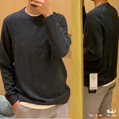 【直邮】lululemon Textured Knit Crewneck Sweater圆领男针织衫