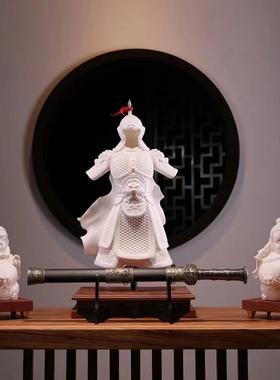 门神组合，禅意家居摆件