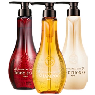 日本POLA温泉酒店黄金洋甘菊AROMA GOLD精油无硅氨基酸洗发水 ESS