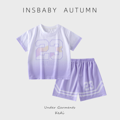新品儿童短袖球衣夏季儿童运动球服套装男童短袖套装篮球服宽松