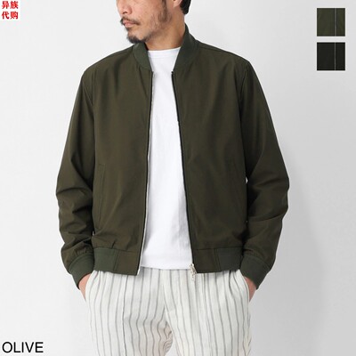 异族日本代购 GIABS ARCHIVIO 2026春男士棒球领休闲尼龙拉链夹克