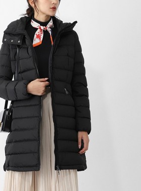 异族日本代购 MONCLER 2025秋女高领藏帽防寒鹅绒羽绒服FLAMMETTE