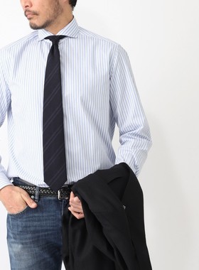 异族日本代购 意大利 DASE 2025春男商务休闲高品质真丝条纹领带