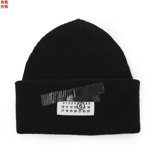 2025秋男女保暖羊毛针织帽子 异族日本代购 MM6 Maison Margiela