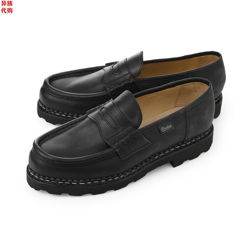 异族日本代购 法国 PARABOOT 2024夏男士固特异手工牛皮商务皮鞋