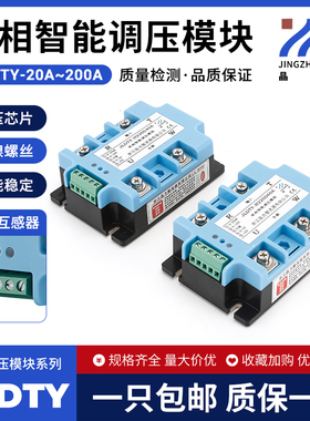 调压模块DTY40A60A80A100A 0-10V 4-20MA 电阻调压 加热调压 调温