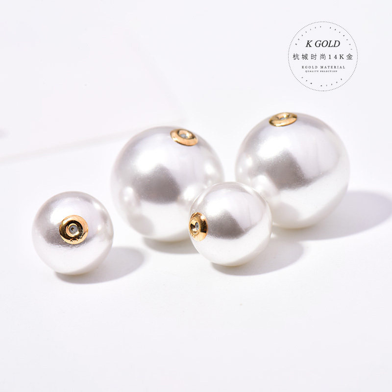 韩国流行流行10K黄金耳堵女 大小人造珍珠K金耳堵 耳塞 女单只,珠宝/钻石/翡翠,耳饰,淘宝优惠券,粉丝福利购,淘宝优惠卷