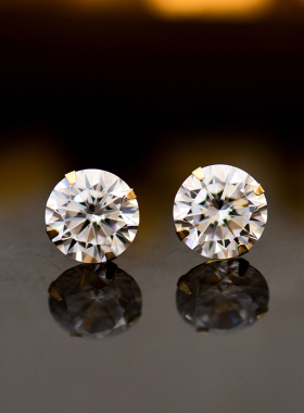 韩国流行10K 14K黄金耳钉 甜美耳饰 耳骨钉 锆石闪亮男女明星单只