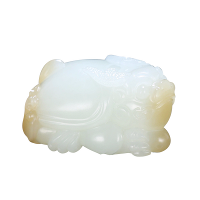 和田玉龙龟吊坠男款玉坠