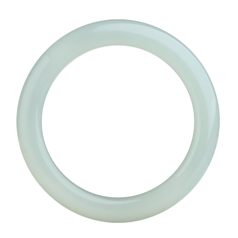玉友和田玉羊脂玉手镯内径约56mm