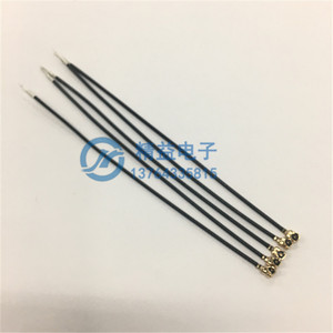IPX (IPEX,UFL)单头跳线50欧1.13线 (50-0.8)黑色15cm