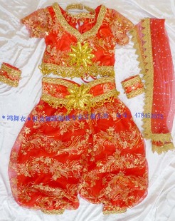印度舞服装 民族服装 演出服 舞台演出服装 印度服 舞蹈服 鸿舞衣1