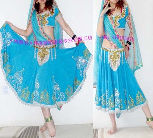 民族服装 演出服装 印度舞 印度服装 鸿舞衣印度34舞蹈服装