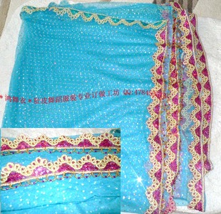 纱巾 鸿舞衣 手纱 纯手工 漂亮印度纱 印度舞蹈