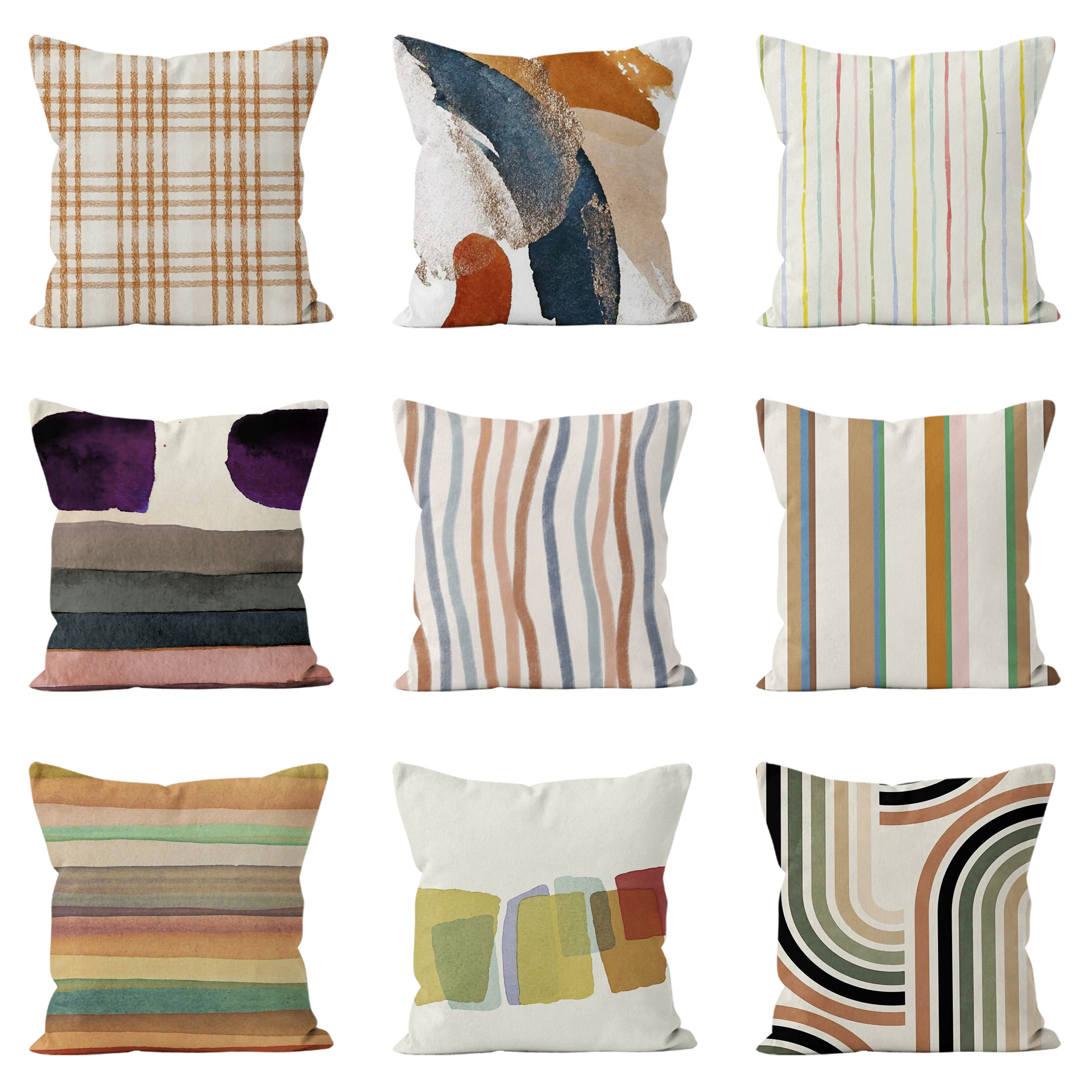 线条纹理复古风抱枕家居可拆洗靠垫办公室午睡专用枕靠枕,居家布艺,靠垫/抱枕,淘宝优惠券,粉丝福利购,淘宝优惠卷