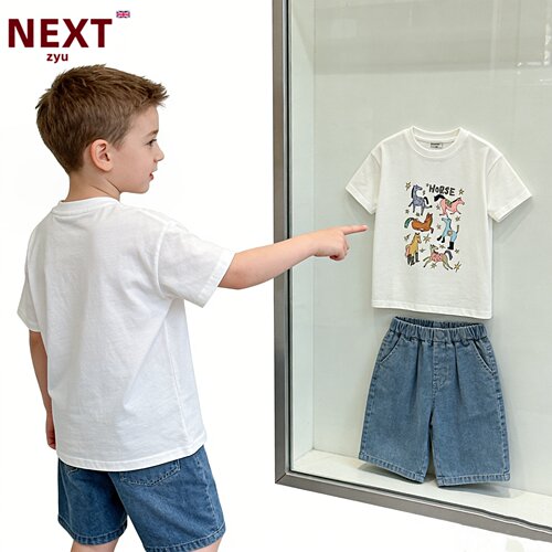 英国NEXTZYU官方正品中大童短袖