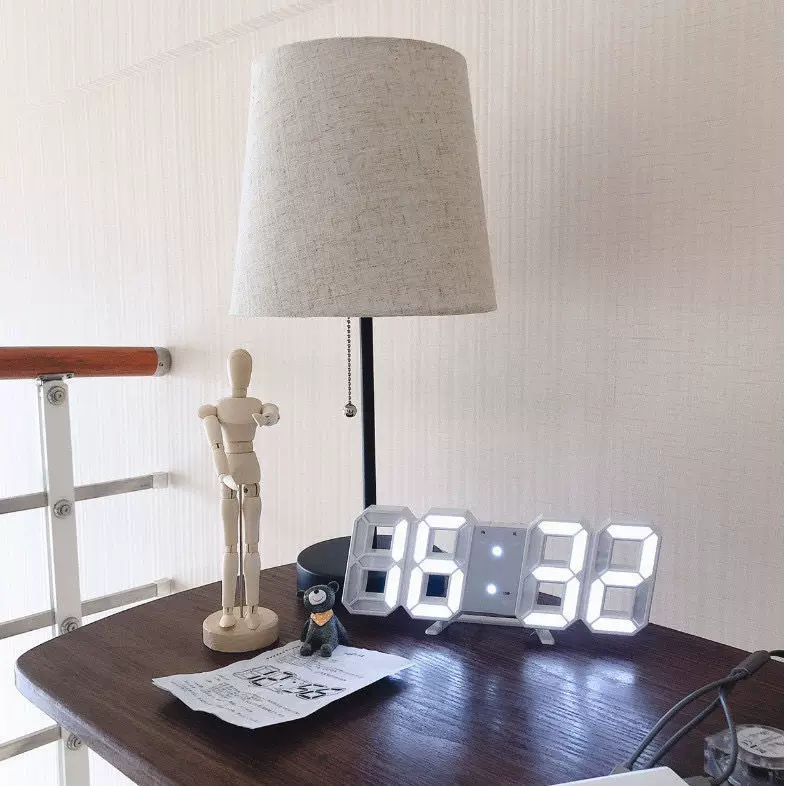 Big electronic three dimensional creative wall watch, 3D