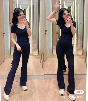 国内现货lululemon瑜伽喇叭裤