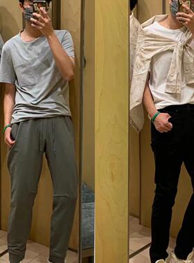 现货 lululemon City Sweat Jogger *Shorter 男士运动休闲长裤