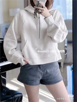 现货宽松加绒lululemon