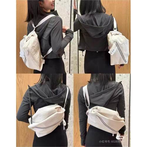 现货 lululemon Fast Track Bag 2.0 防水运动包健身包斜挎包