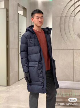 国内现货lululemon  Wunder Puff Long Jacket男款保暖羽绒服外套