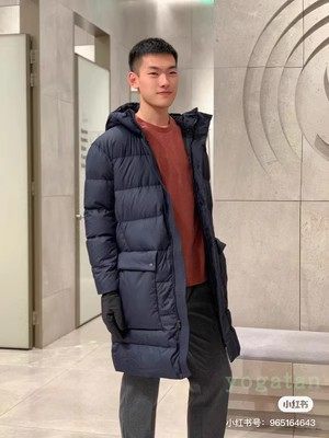 国内现货lululemon  Wunder Puff Long Jacket男款保暖羽绒服外套