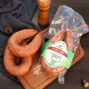 哈潇壹红肠哈尔滨俄罗斯风味佩列杜伊U型肠300g东北特产