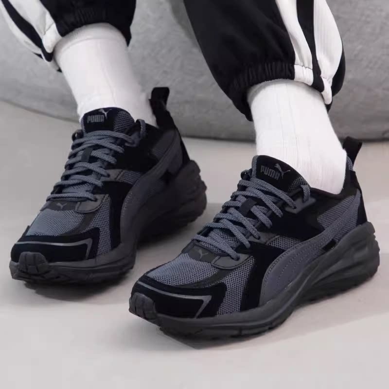 2024春季新款PUMA彪马男鞋女鞋 黑武士低帮网面休闲运动鞋395295